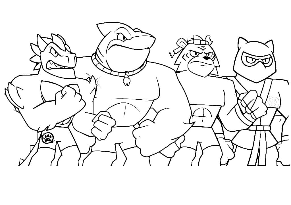 Hydra Goo Jit Zu Coloring Page Free Printable Coloring Pages For Kids