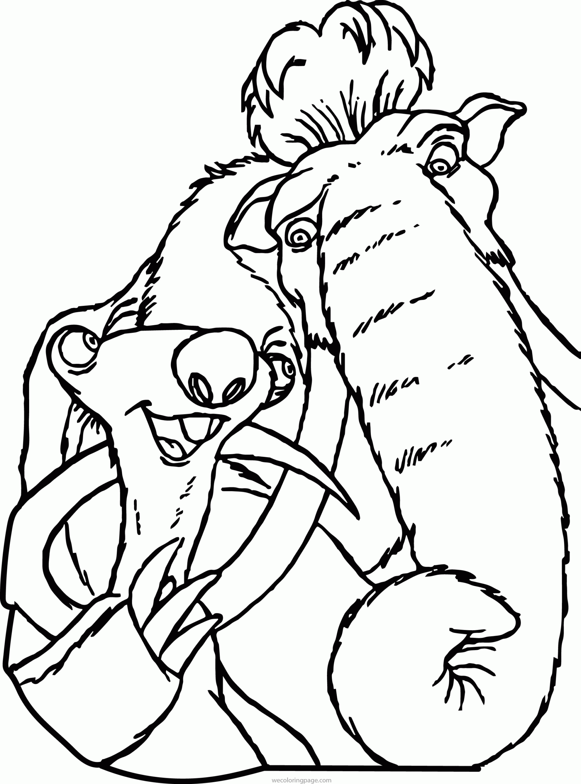 Ice Age Ellie Coloring Pages Coloring Home
