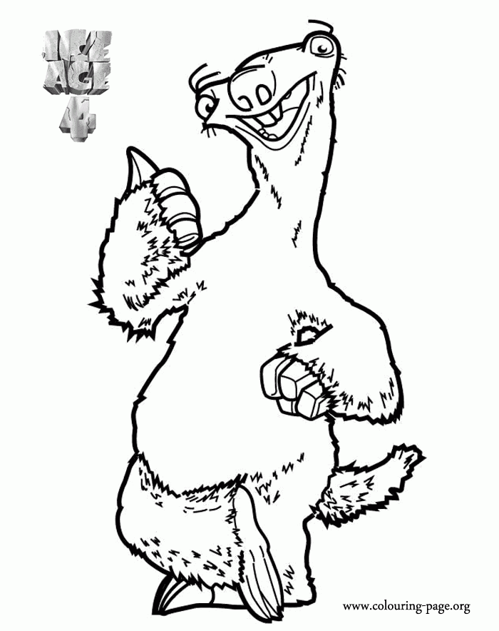 Ice Age Mammoth Coloring Pages Coloring Home