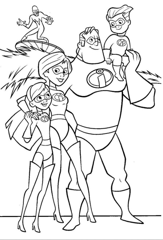 Coloring Pages The Incredibles