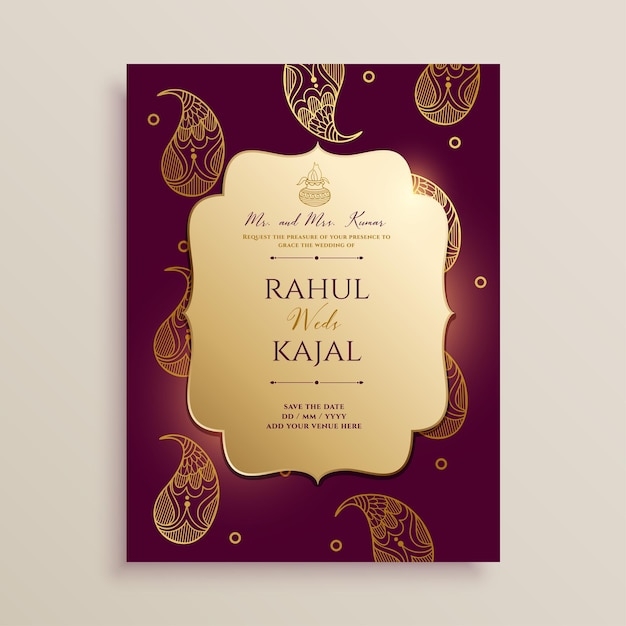 south indian wedding invitation templates free download