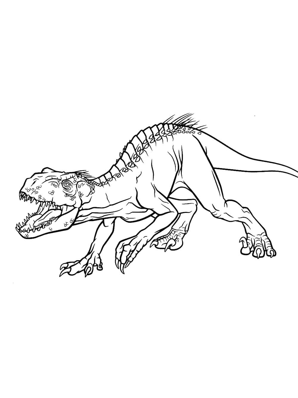 Indoraptor Coloring Pages