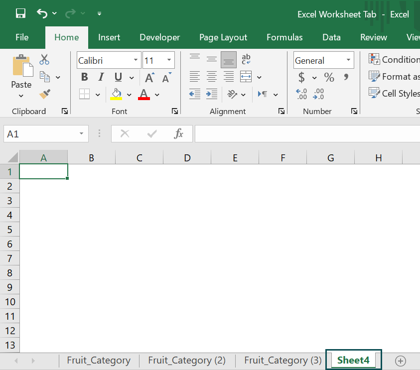 Insert A New Worksheet In Excel 2007 Worksheets Library