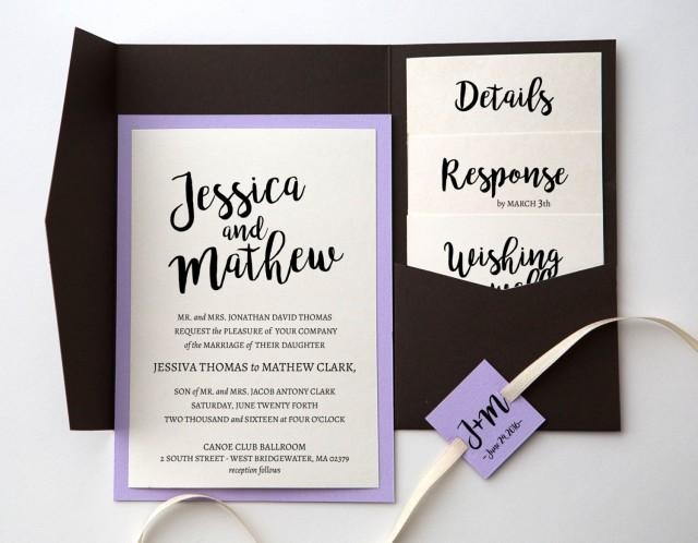 Invitation Pocket Invitation Template 2541591 Weddbook