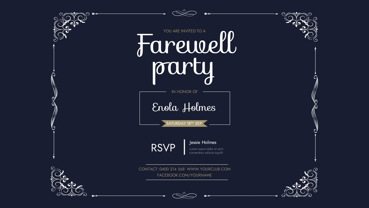 Invitation Wording For Farewell Party Infoupdate