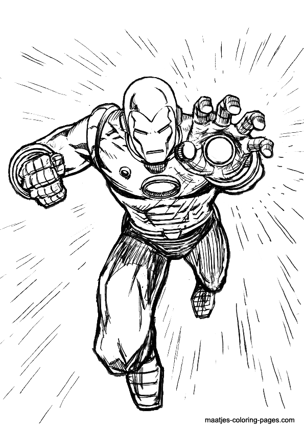 Ironman Coloring Page