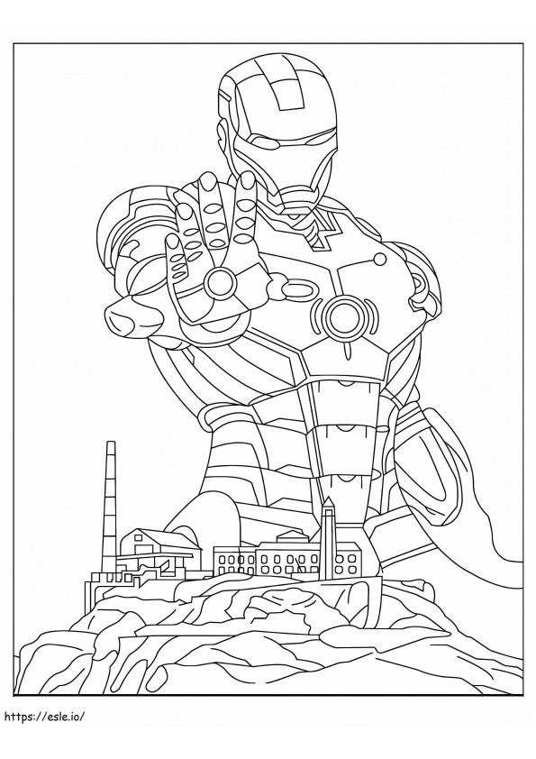 Ironman Coloring Page