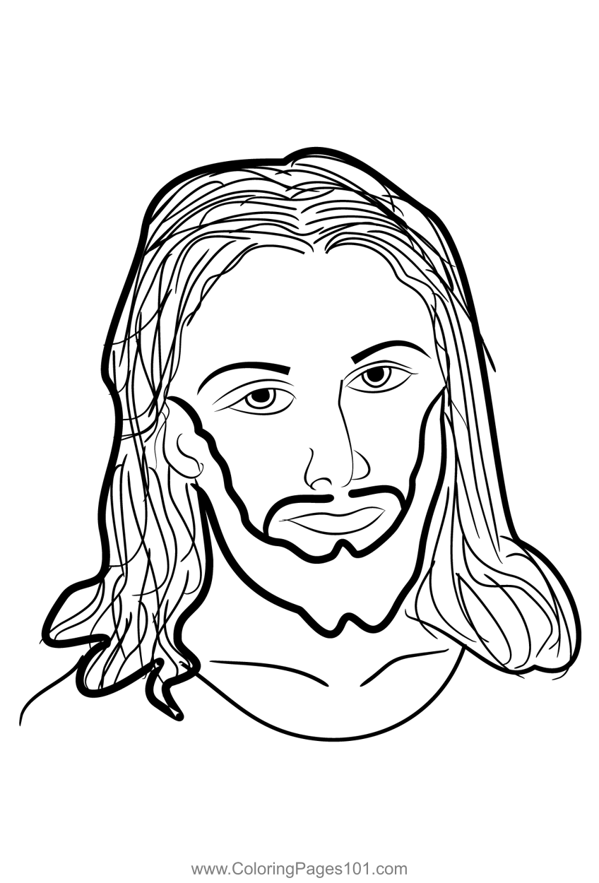 free coloring pages of jesus