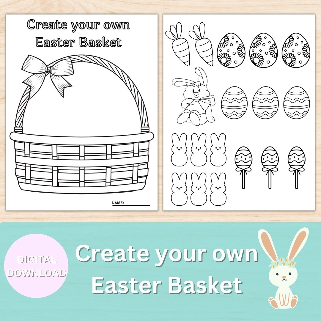 Kids Easter Craft Printable quot easter EGG Coloring quot Easter Cut And 