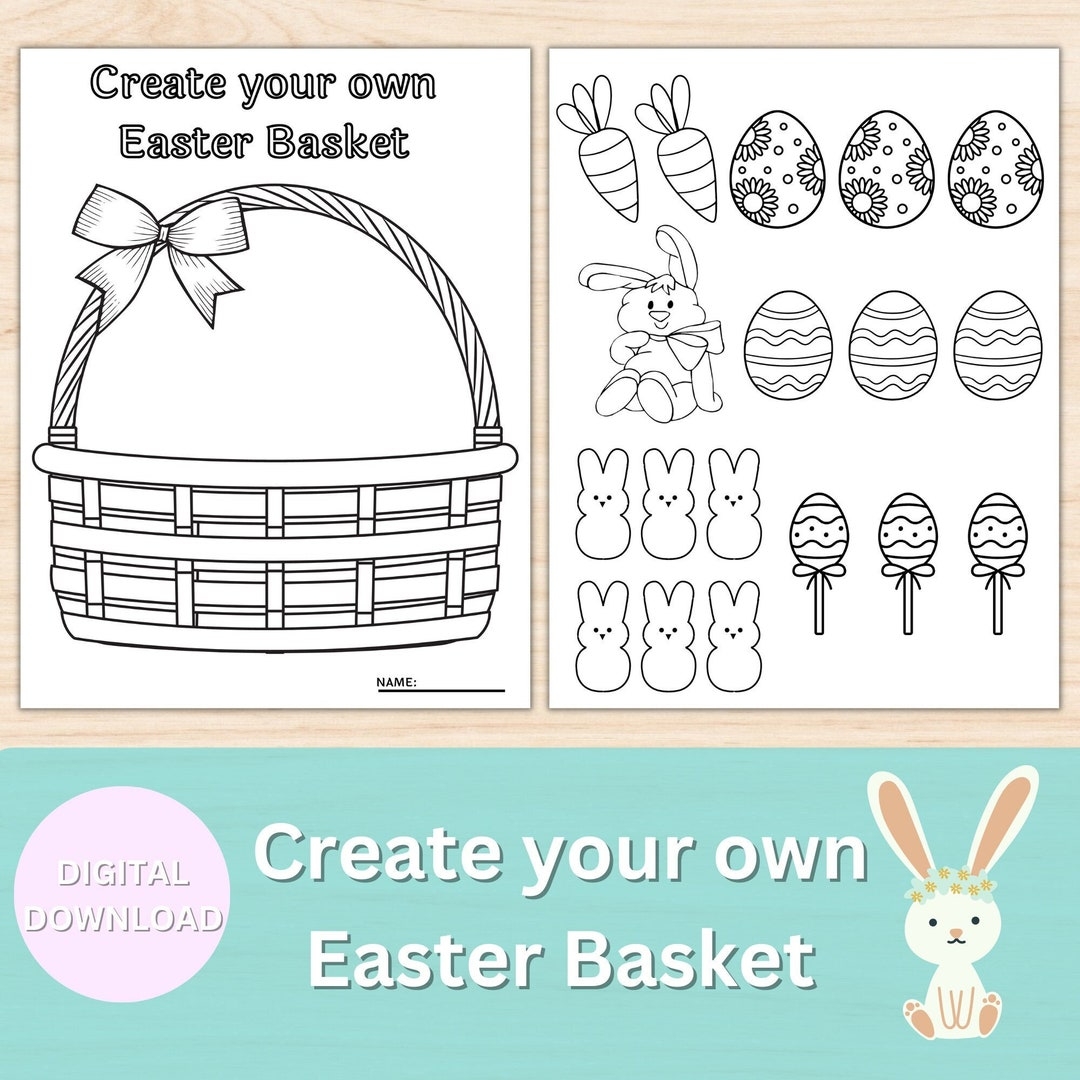 Kids Easter Craft Printable quot easter EGG Coloring quot Easter Cut And 