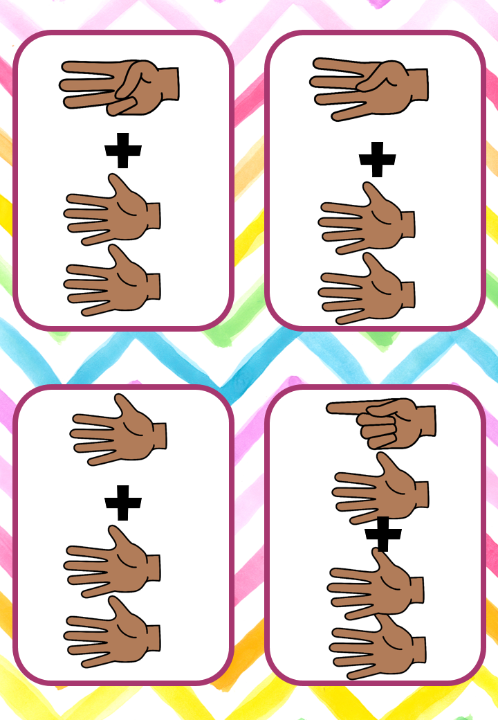 addition flash cards printable for kindergarten