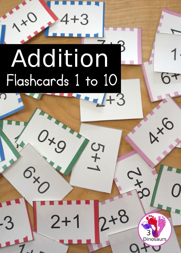Kindergarten Addition Flash Cards Printable Printable Online