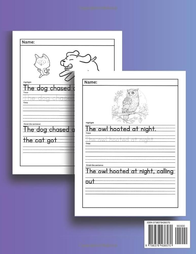 Kindergarten Writing Sentences Worksheets Superstar Worksheets 