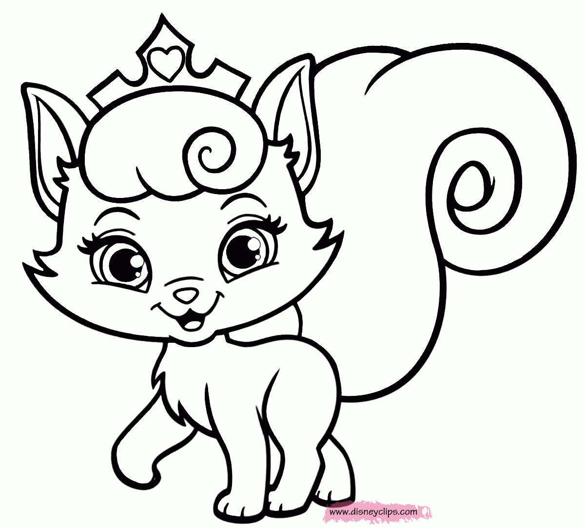 Kitty And Puppy Coloring Pages