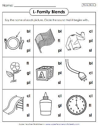 L Blend Worksheet Live Worksheets Worksheets Library