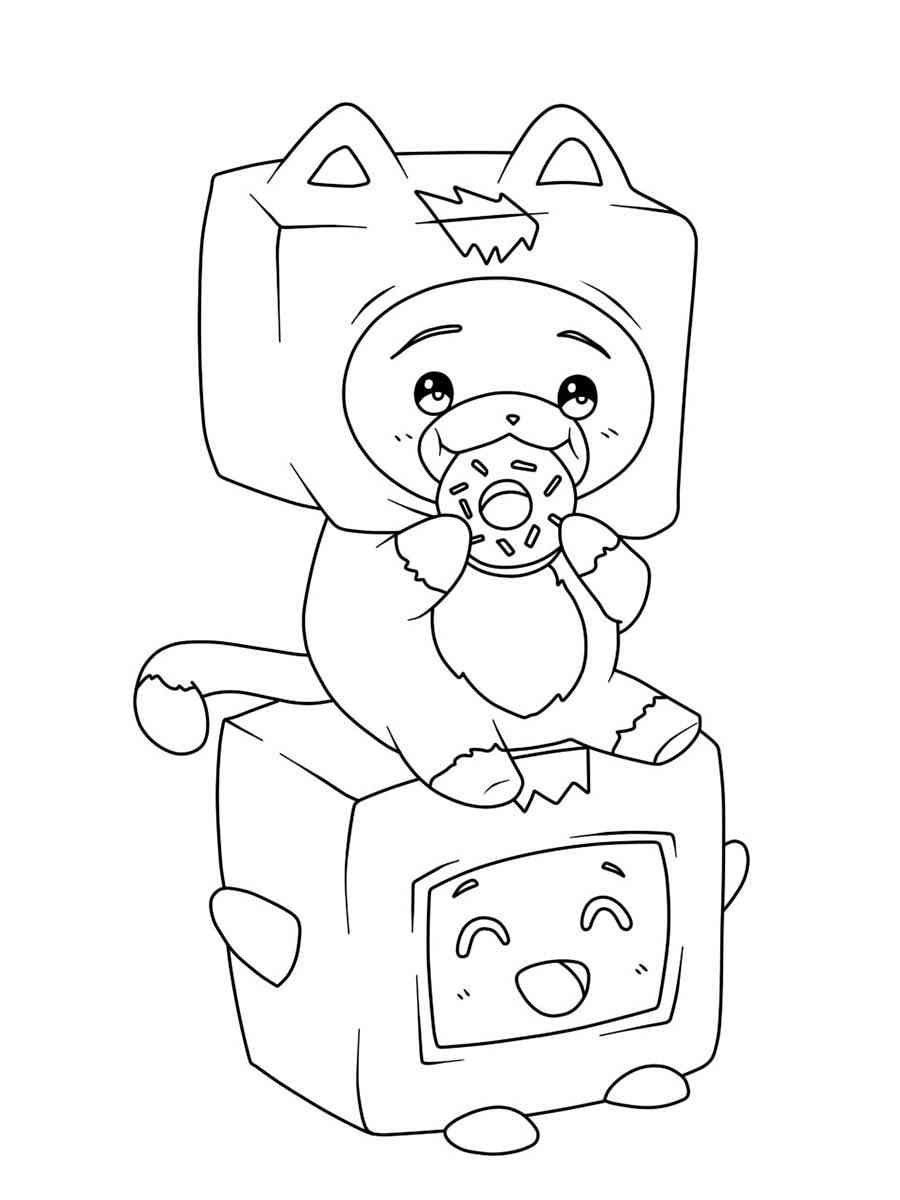 Lanky Box Coloring Pages