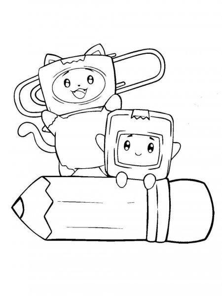 LankyBox Coloring Page Free Printable