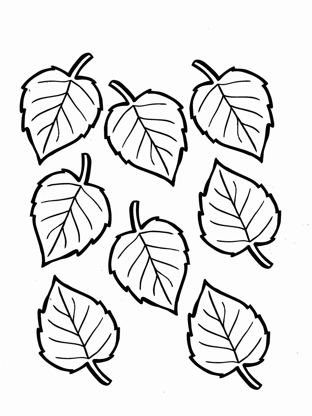 coloring pages leaves free printables