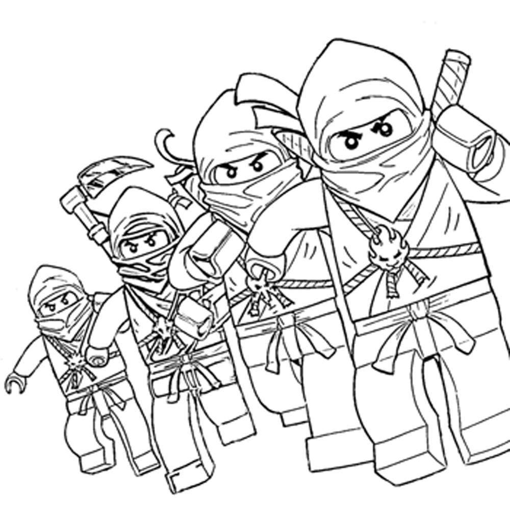 Lego Ninja Coloring Page Free Printable Coloring Pages For Kids