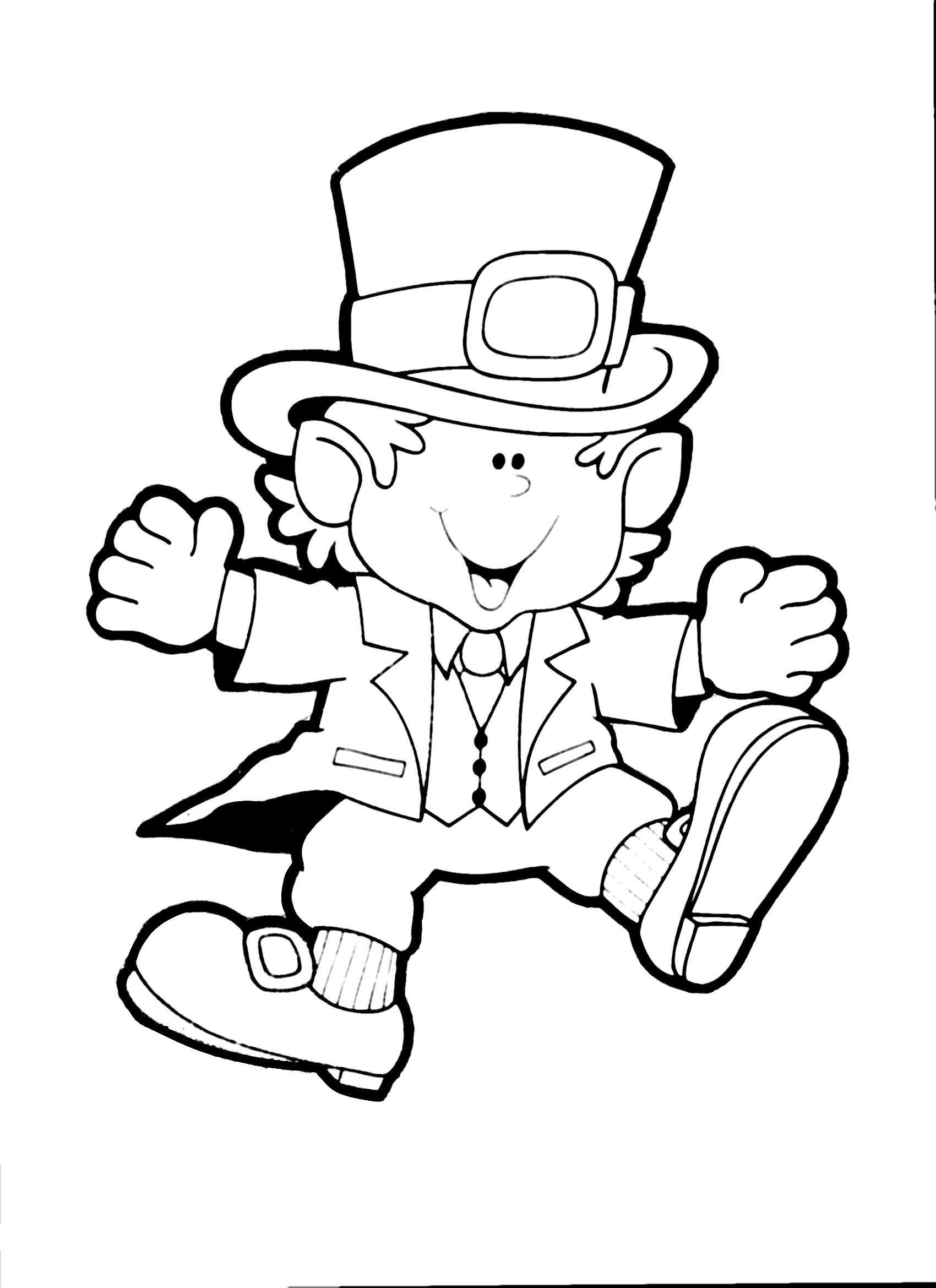 Leprechaun Printable Template Best Templates Resources