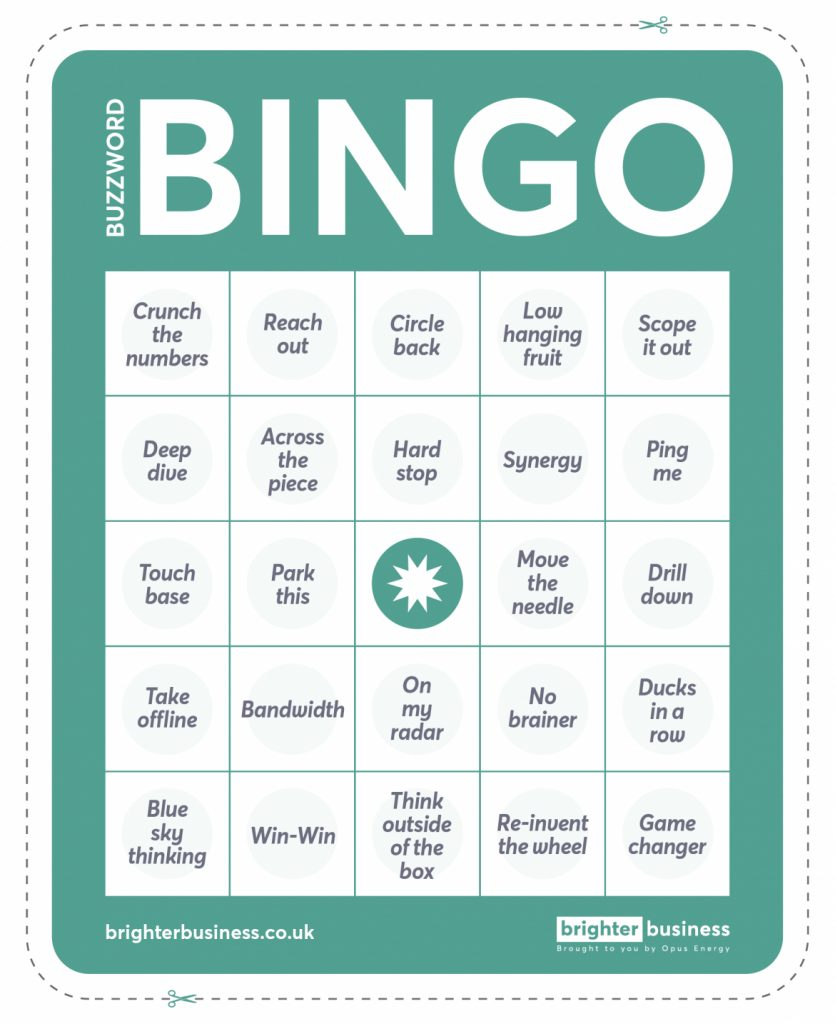 Let 39 s Play Office Buzzword Bingo Buzzword Bingo Bingo Printable 