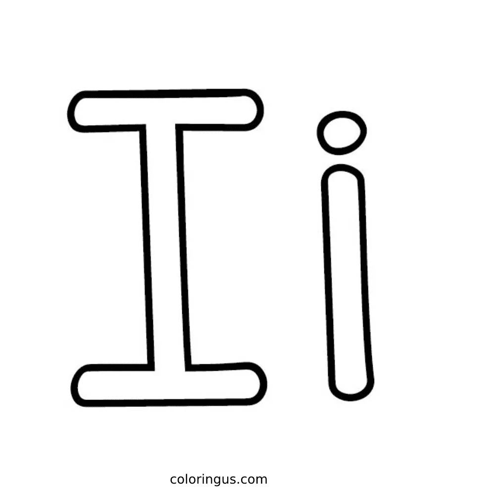 Letter E Coloring Pages