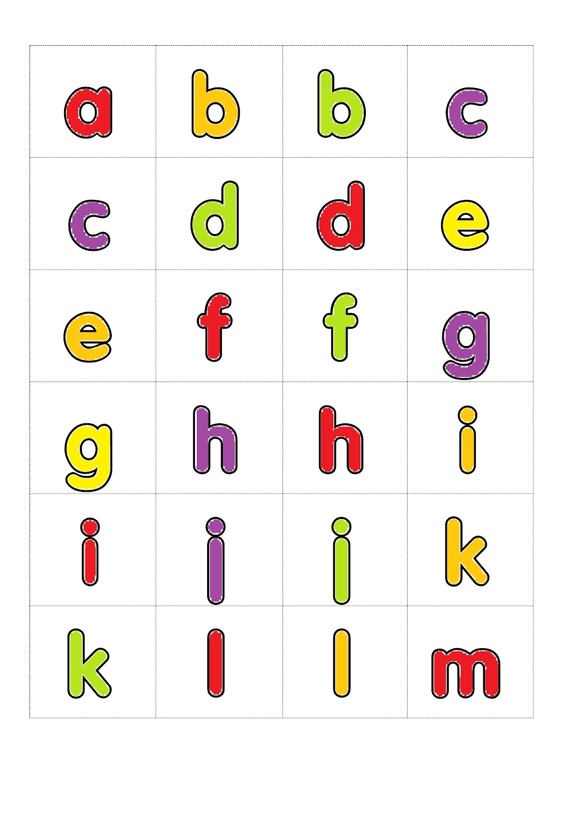 write a letter game to printable