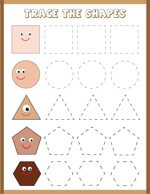 tracing practice worksheets