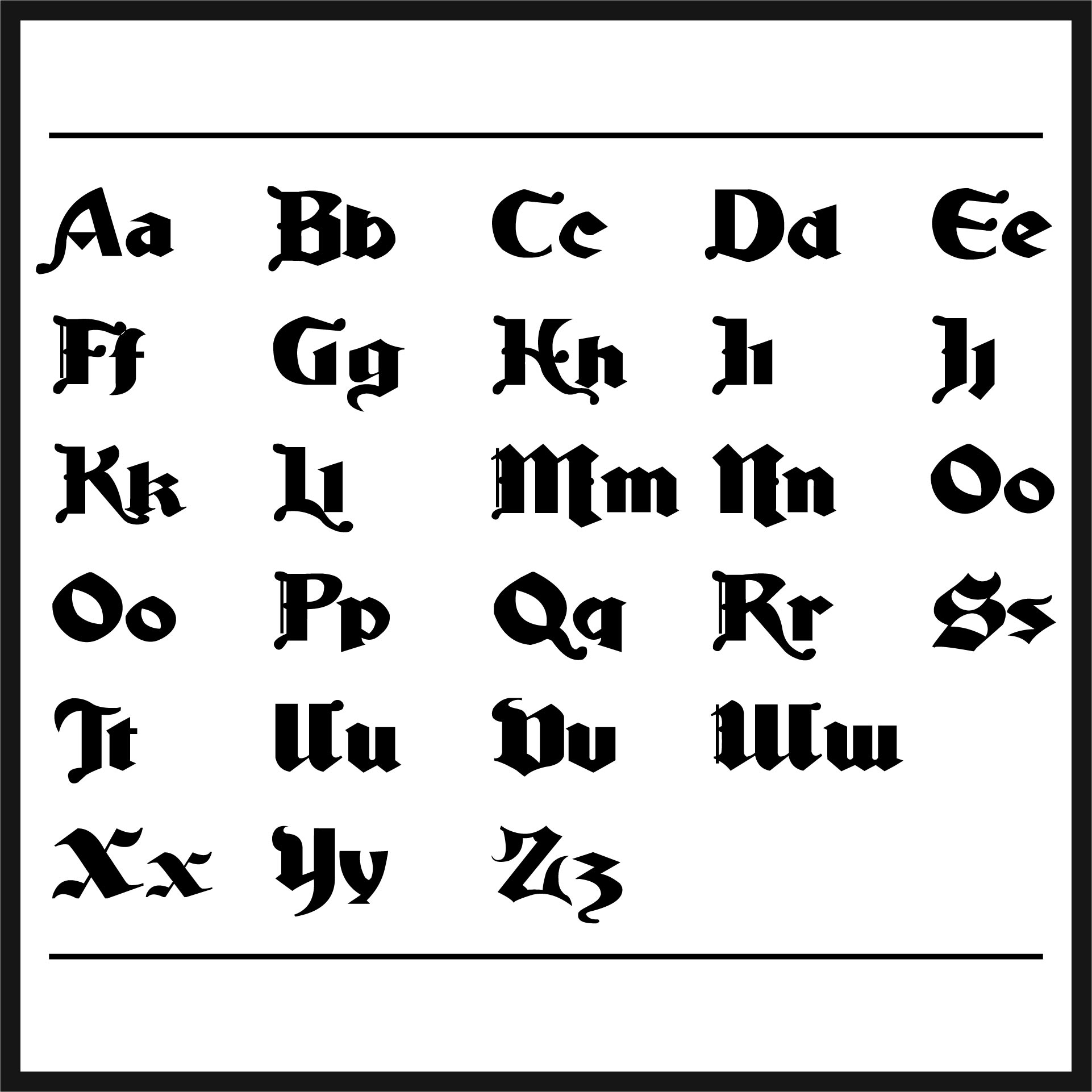 free printable lettering templates