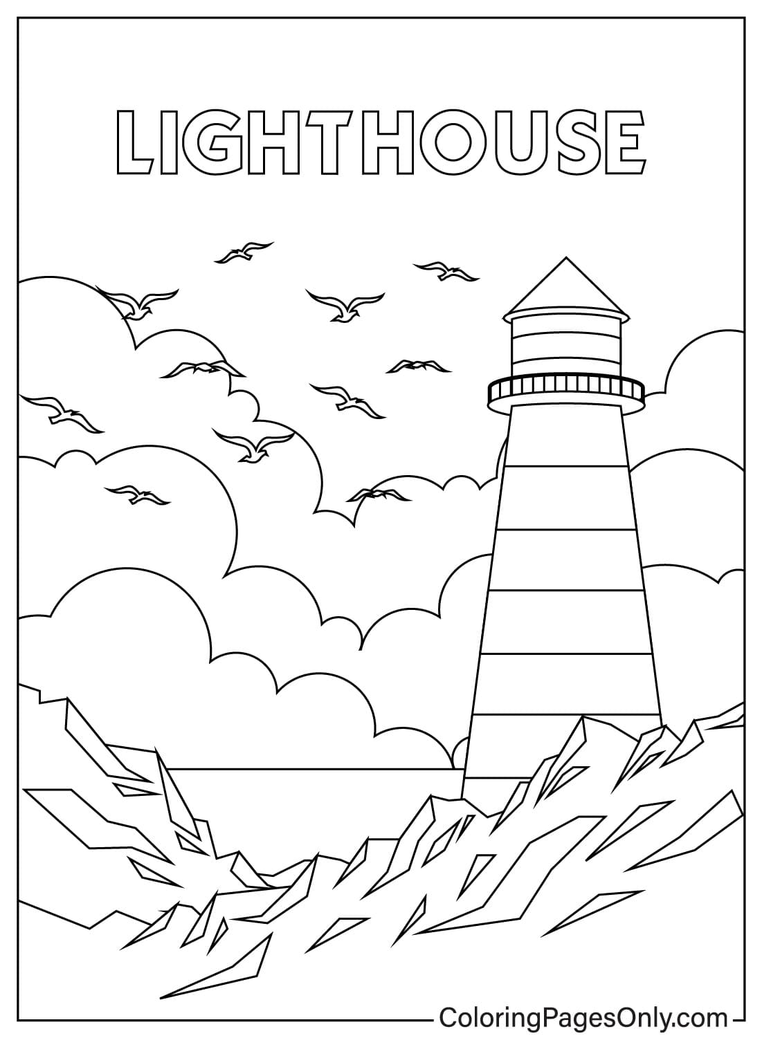 Lighthouse Coloring Book Free Printable Coloring Pages