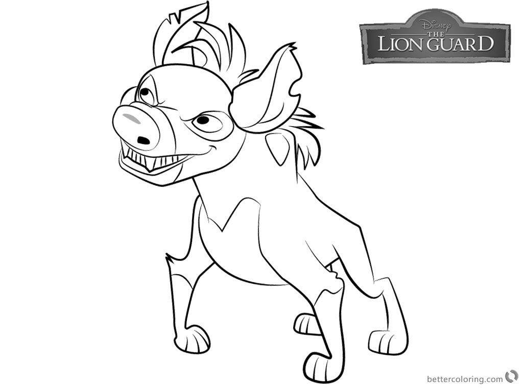 Lion Guard Color Page