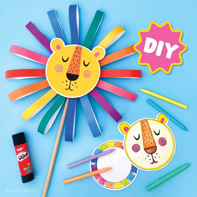 paper craft printable kids