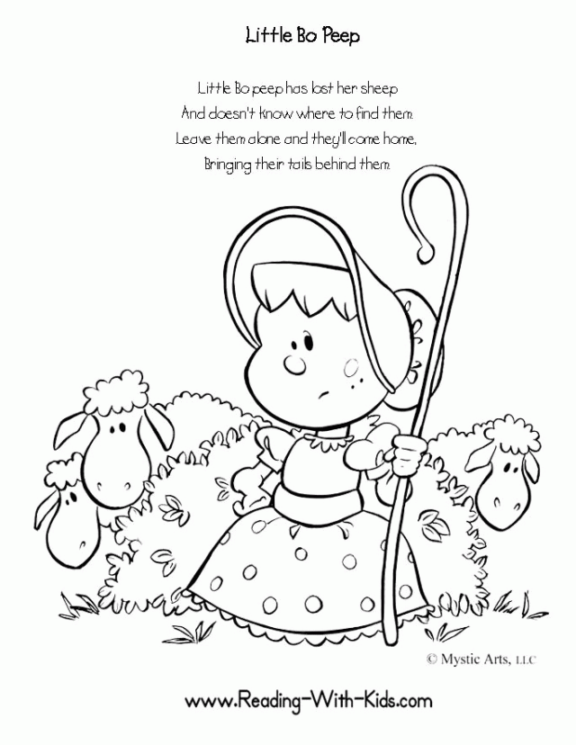 Peep Coloring Page