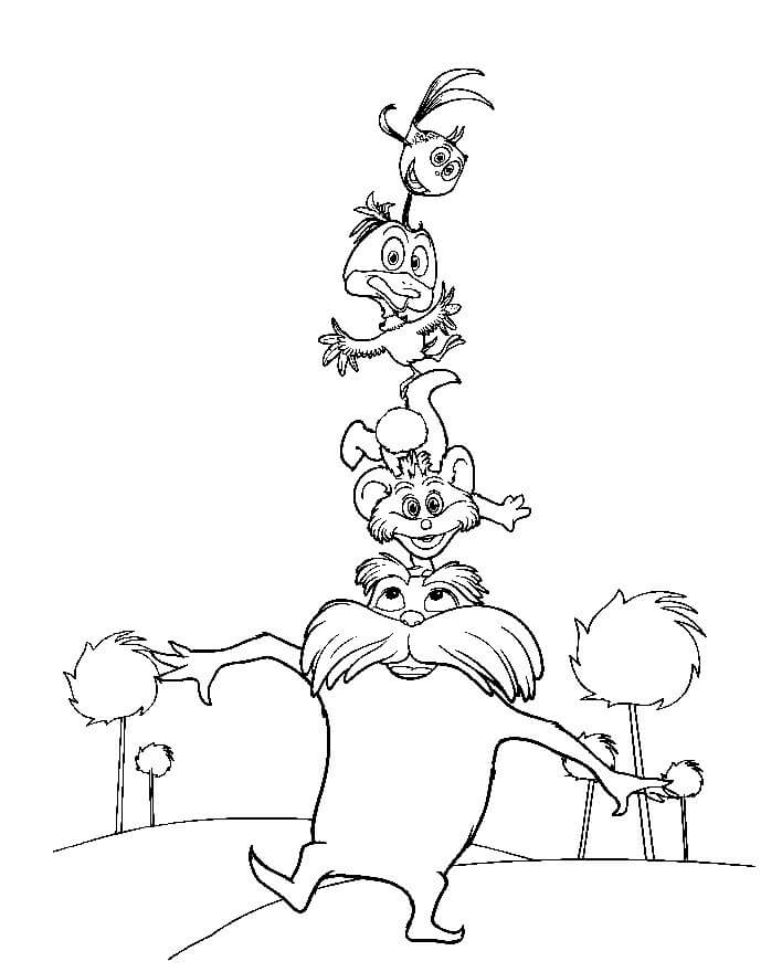 Lorax Coloring Pages Printable Coloring Pages FREE
