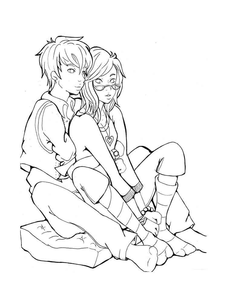 Lovers Coloring Pages