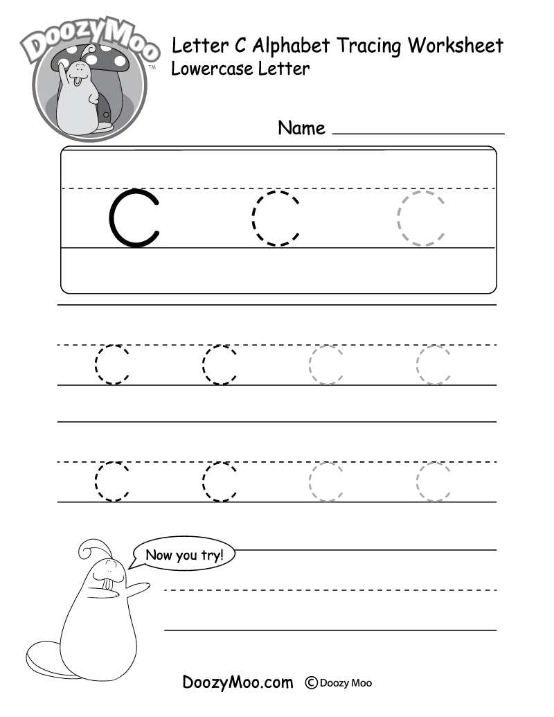 Lowercase Letter quot b quot Tracing Worksheet Doozy Moo