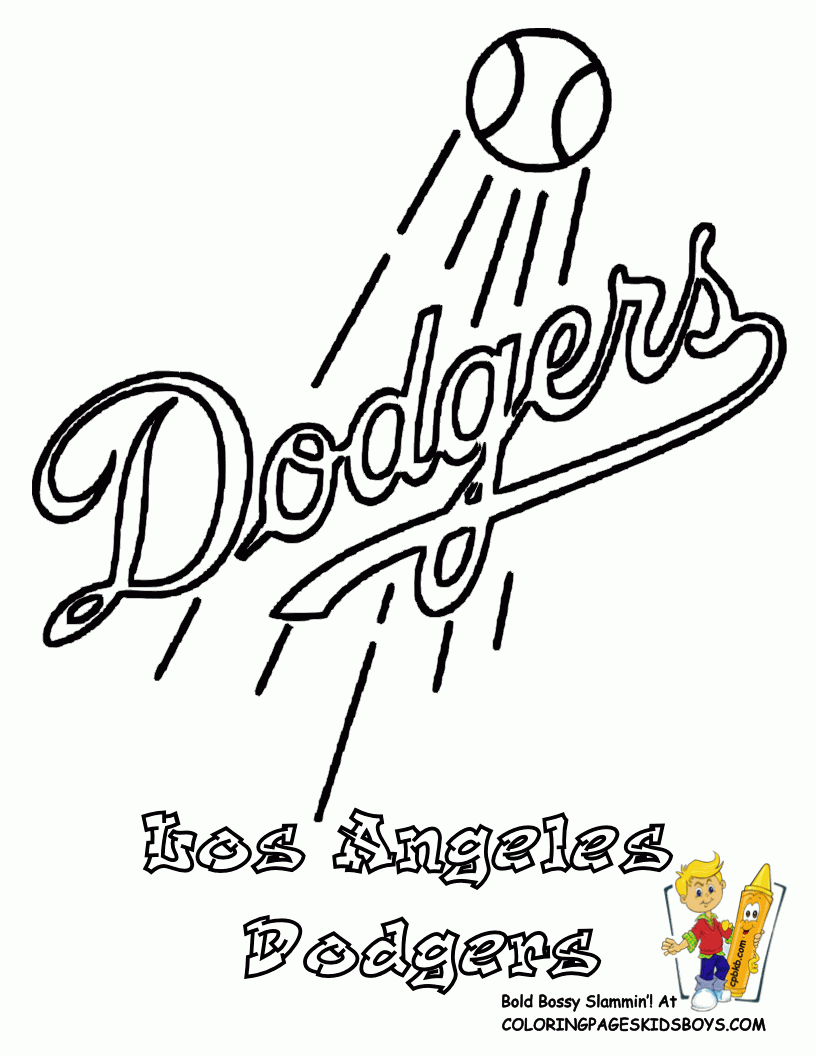 Major League Baseball Coloring Pages Coloring Pages