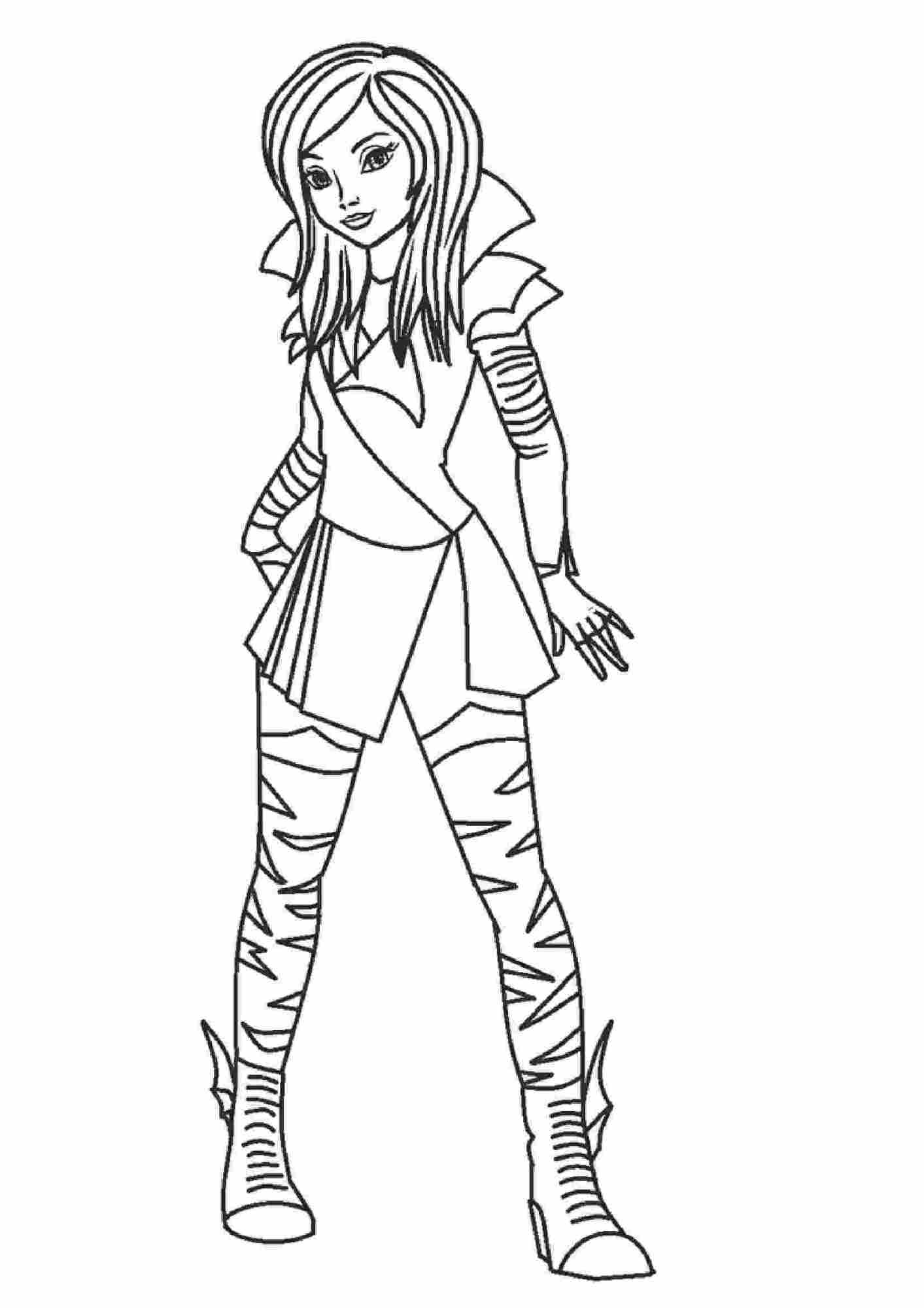 Mal Descendants Coloring Pages