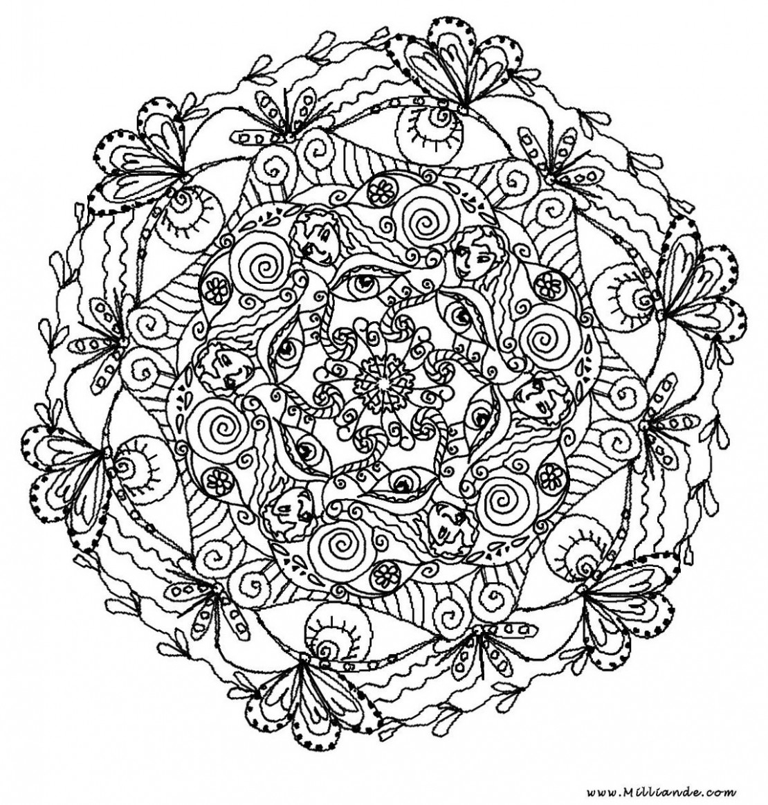 Mandala Coloring Pages Printable Mandala Coloring Pages For Adults Free