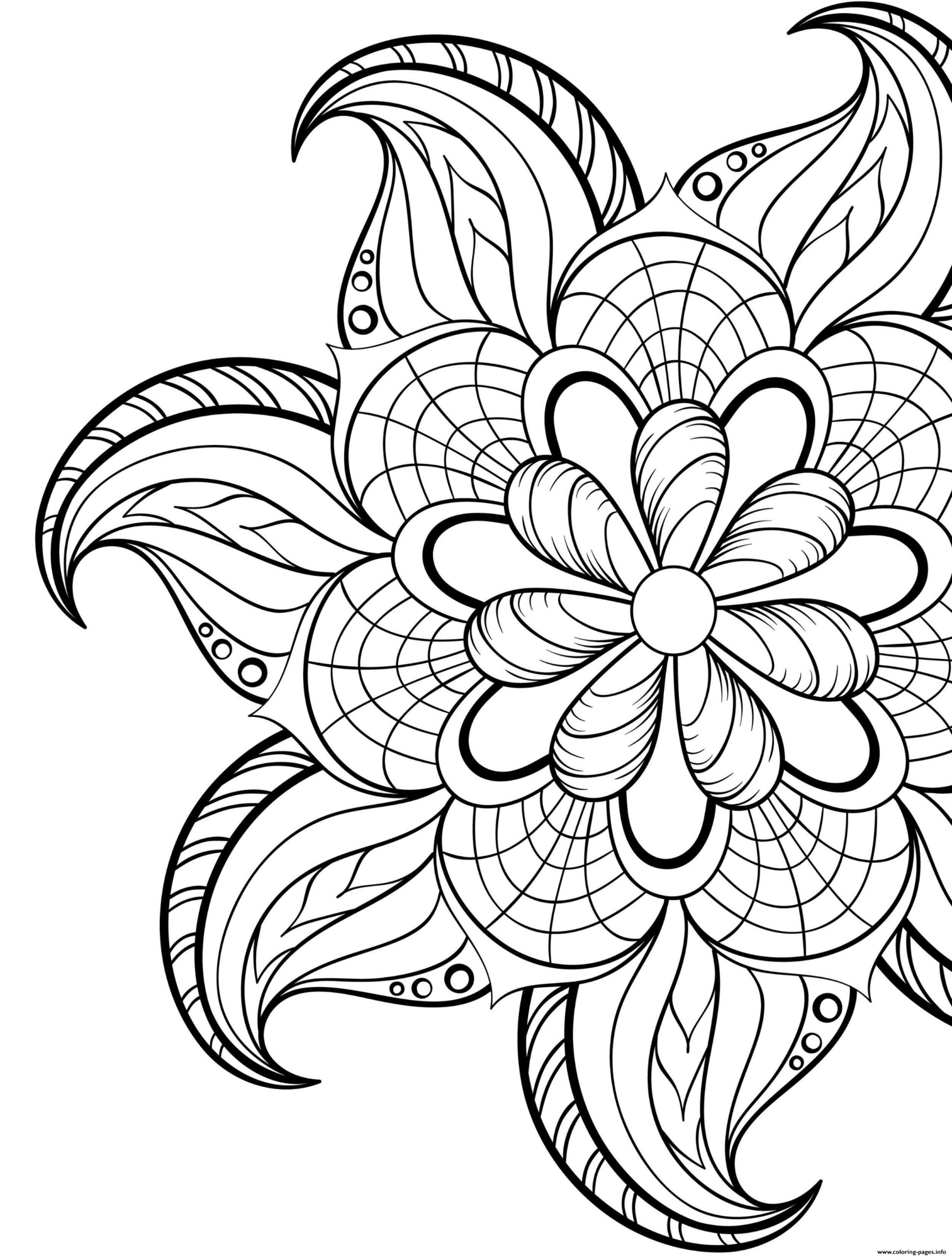 Mandala Easy Coloring Pages