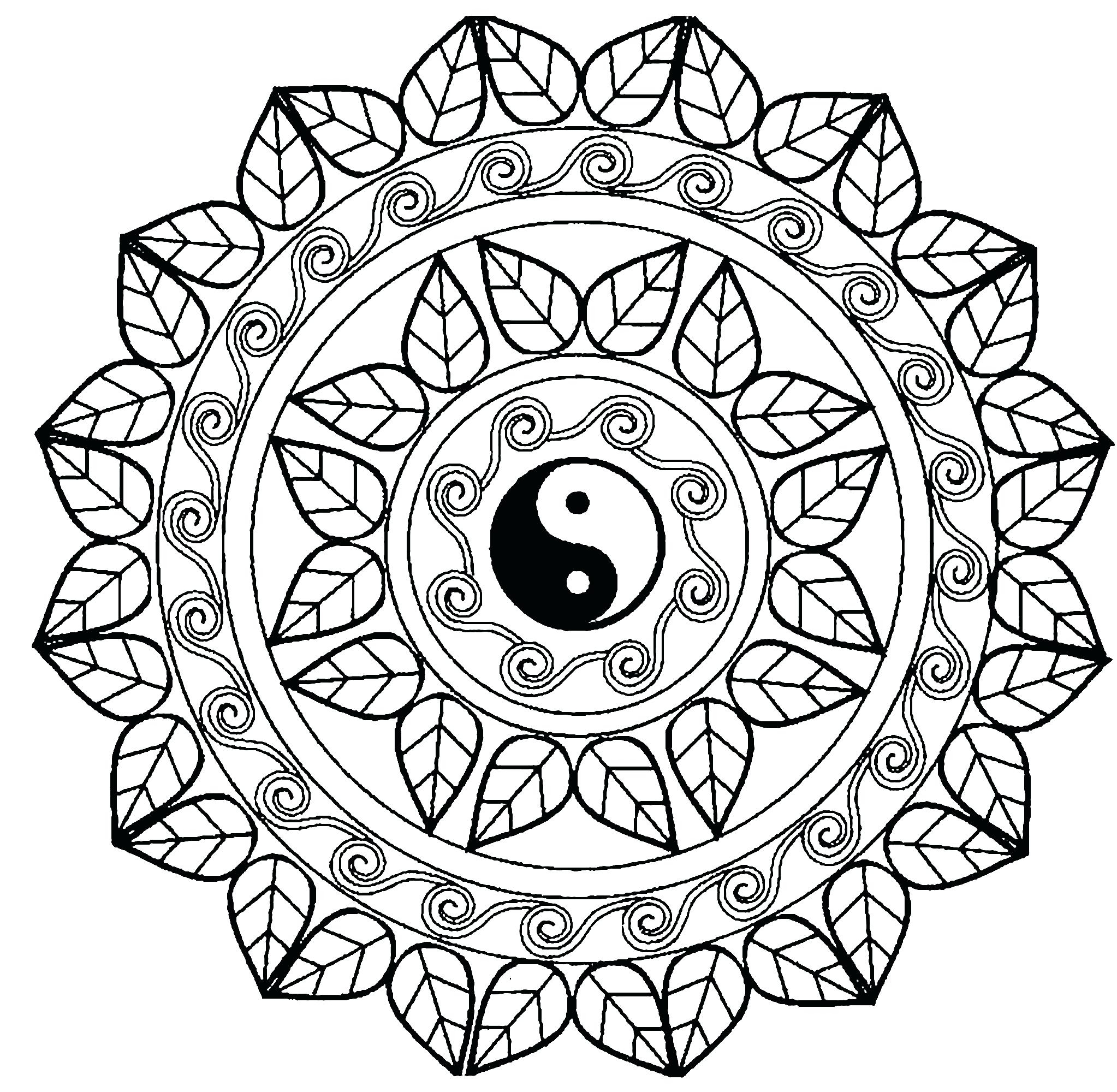 Mandala Free Coloring Pages