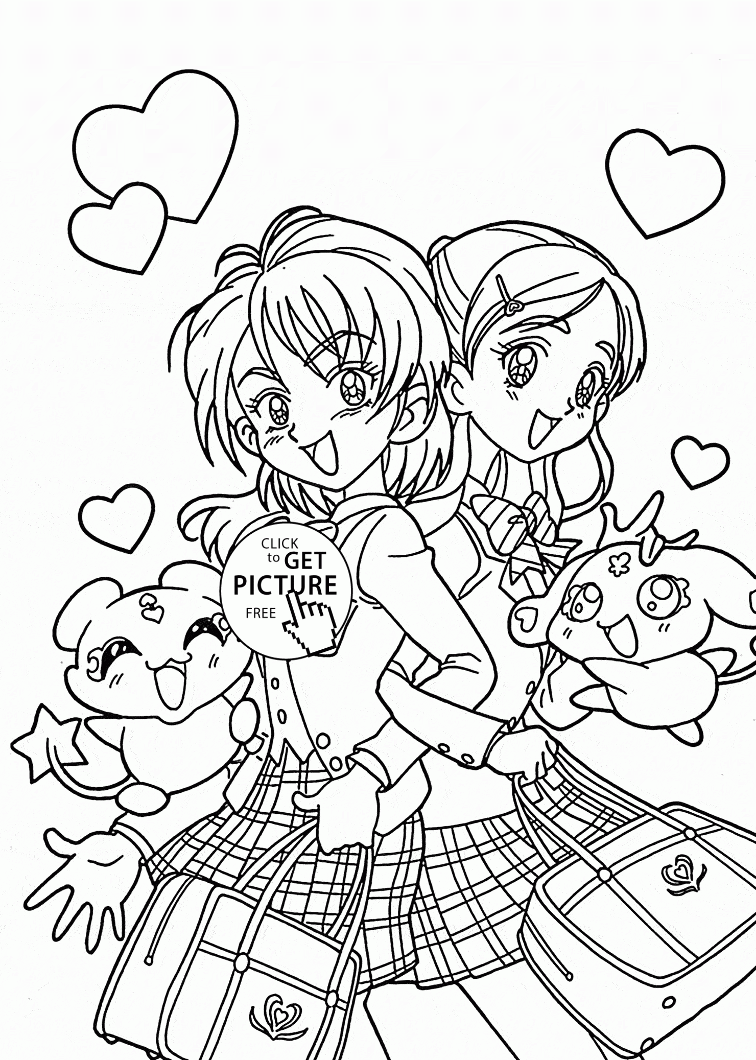 Manga Coloring Pages Coloring Pages