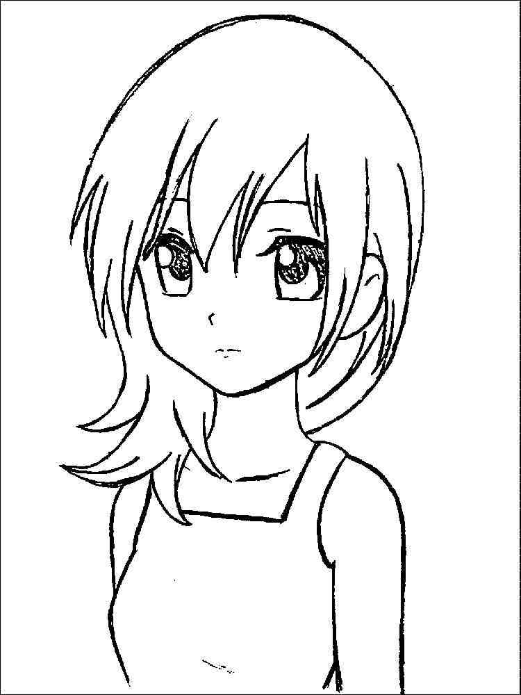 Manga Coloring Pages