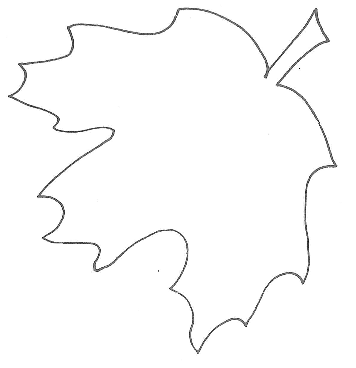 Maple Leaf Template Free Printable Printable Templates