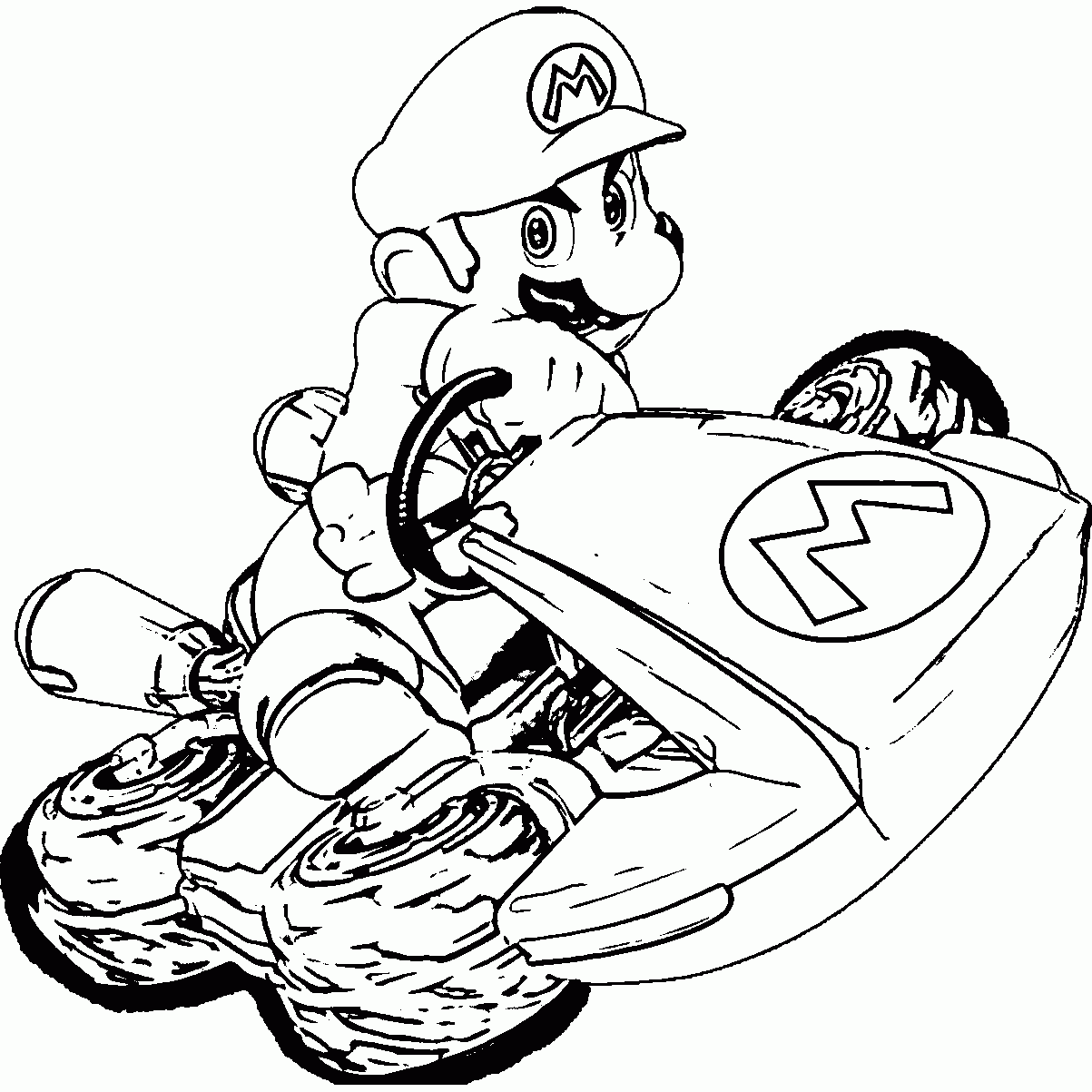 Mario Coloring Pages Printable Free