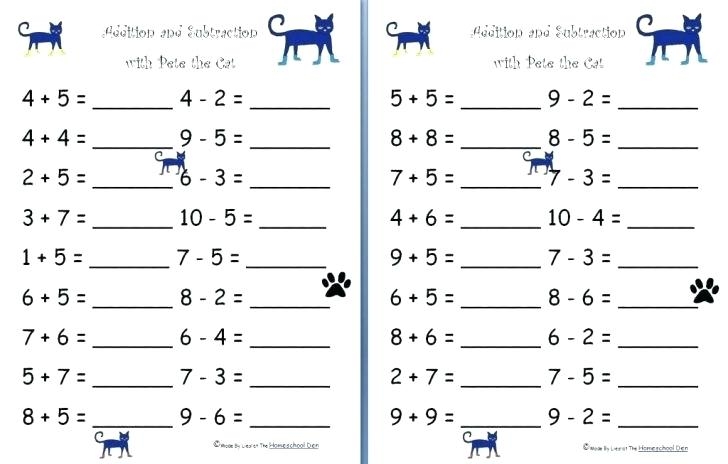 Math Worksheets For 6 Year Olds