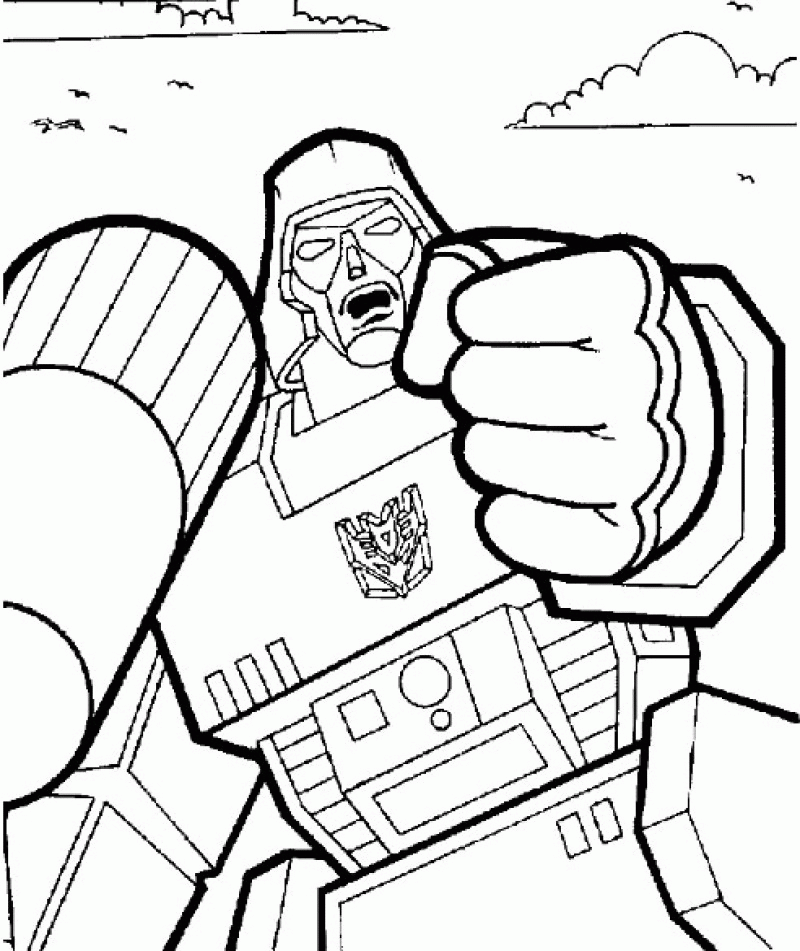 Megatron Coloring Pages Coloring Home