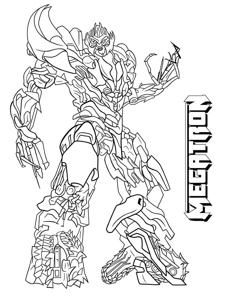 Megatron Coloring Pages Transformers Coloring Pages Coloring Pages 