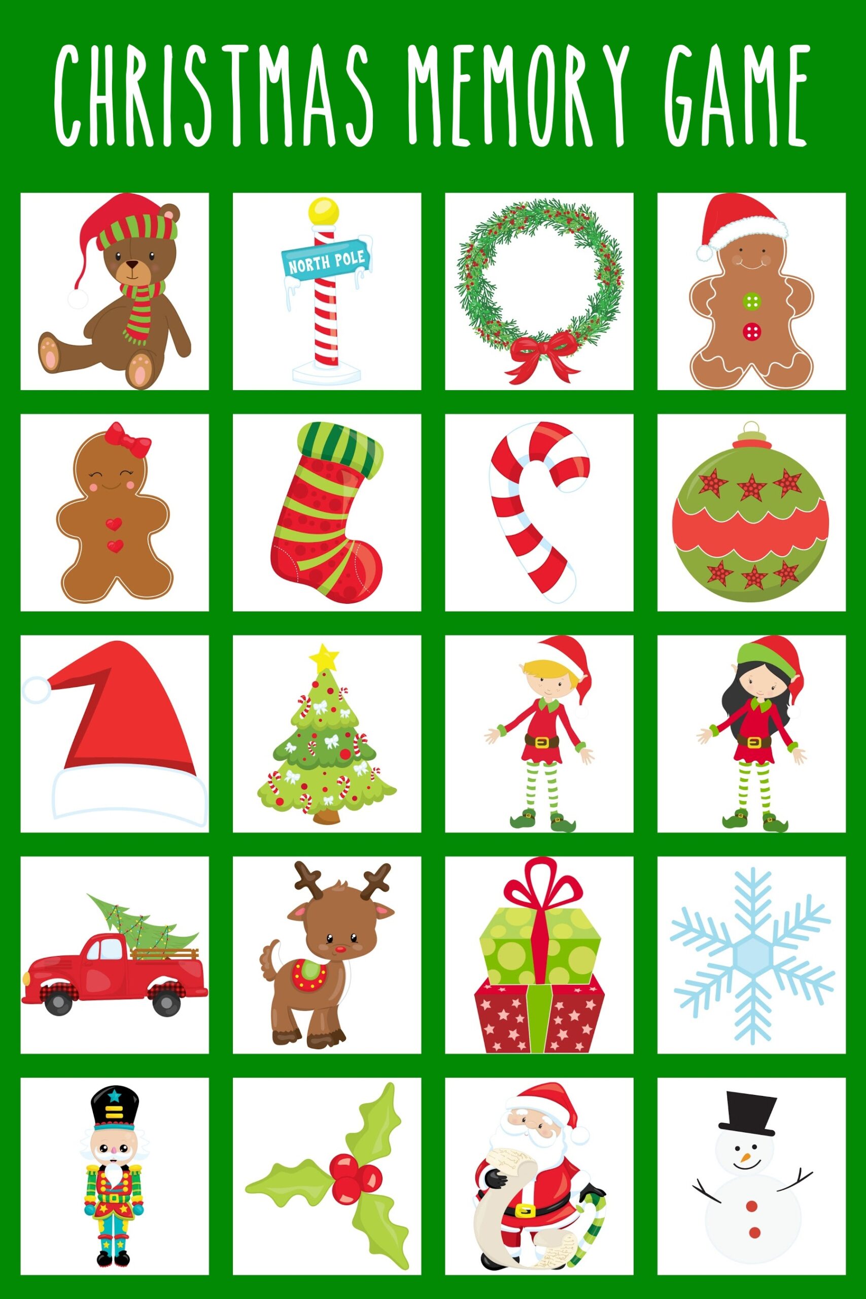 Memory Games Printable