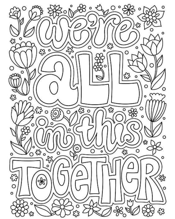 Mental Health Coloring Pages Free Printable PDF 